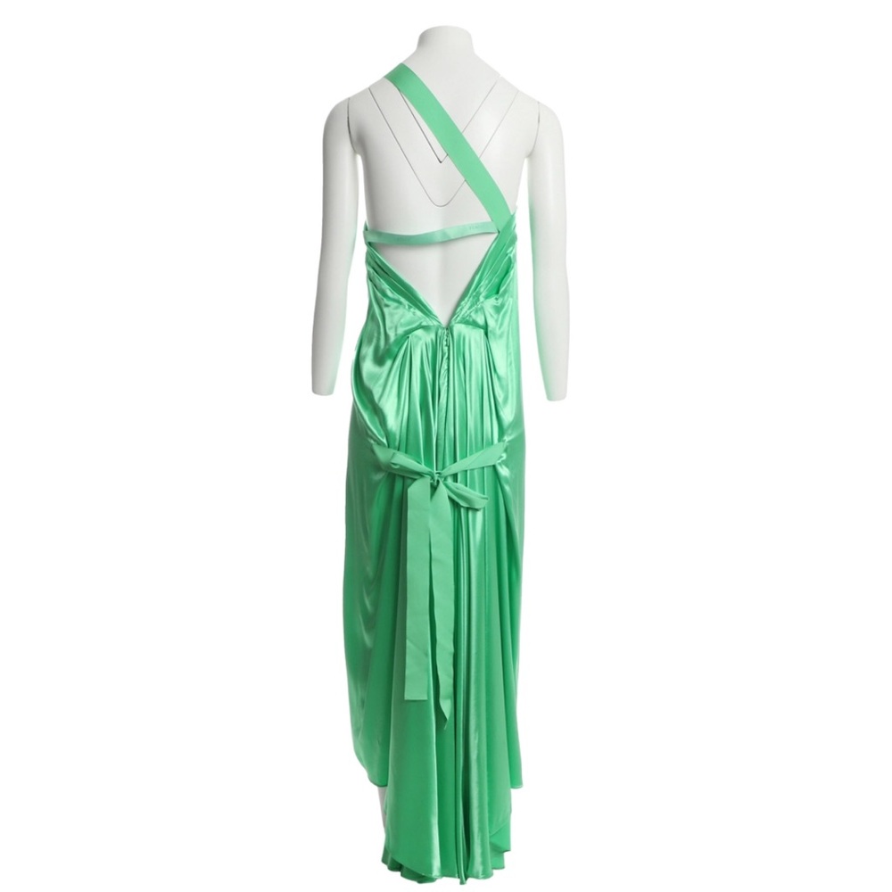 Fendi green floor length gown y2k dress